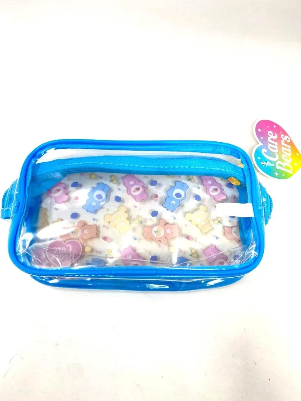 Target Care Bears Clear Pencil Pen Pouch Pastel Organization Makeup Storage
